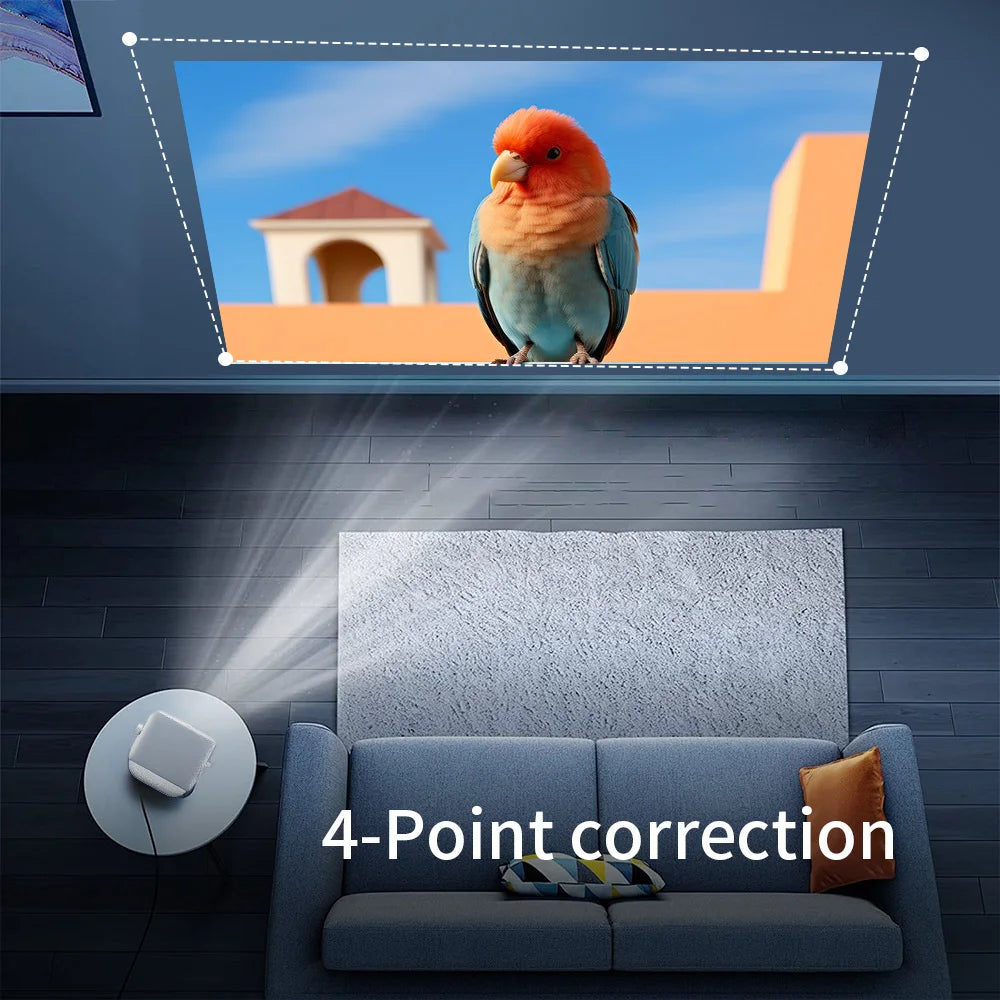 Portable 1080P HD 4K Android Projector