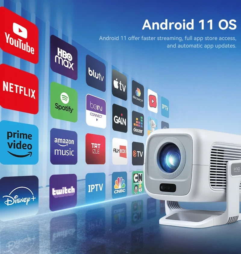 X3Plus HD 1080P 4K Android Projector