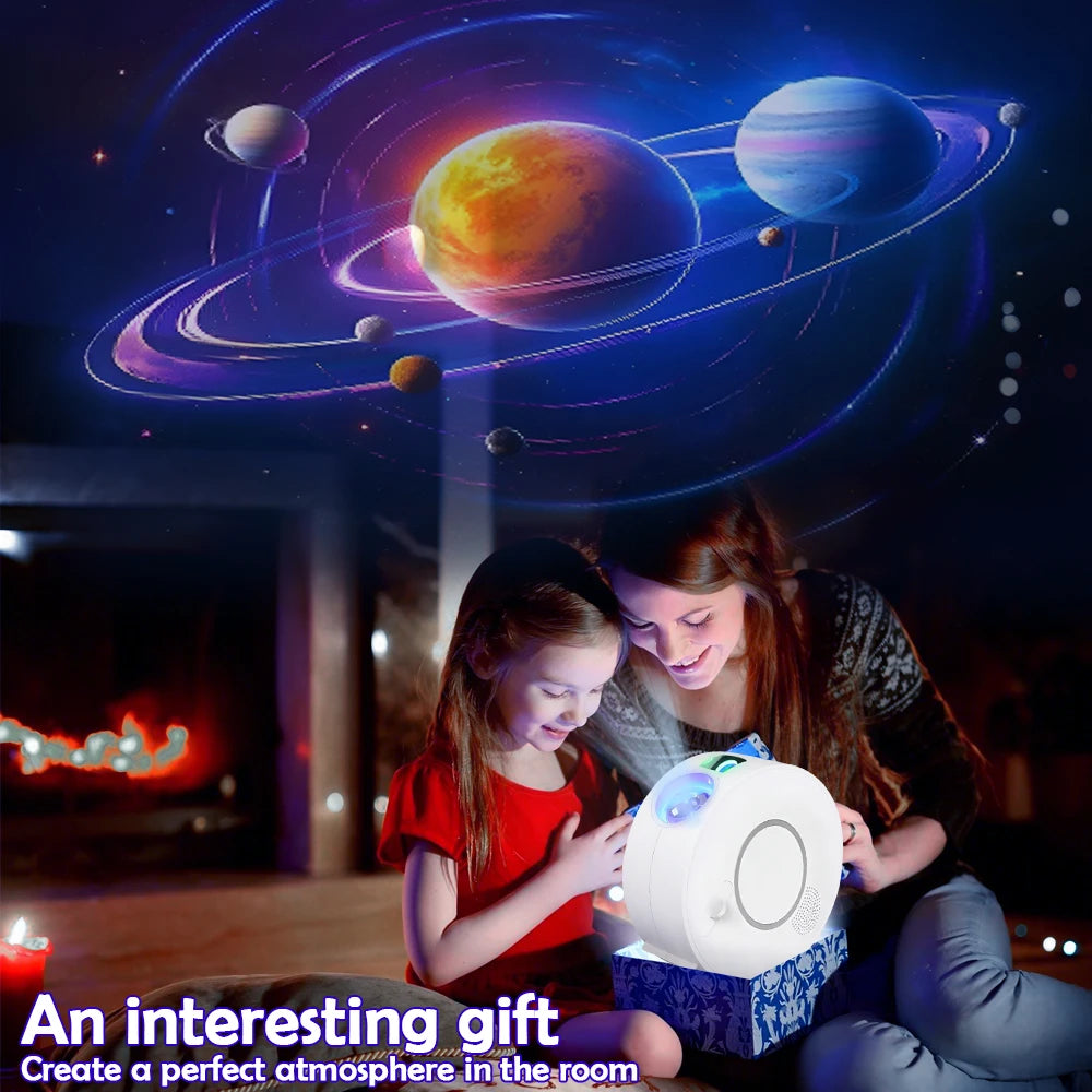 Starry Sky Projector Night Light Speaker