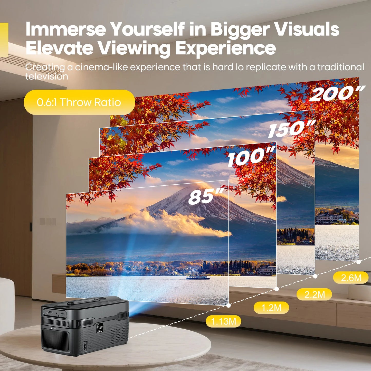 Magcubic HY450 8K Auto Focus Projector