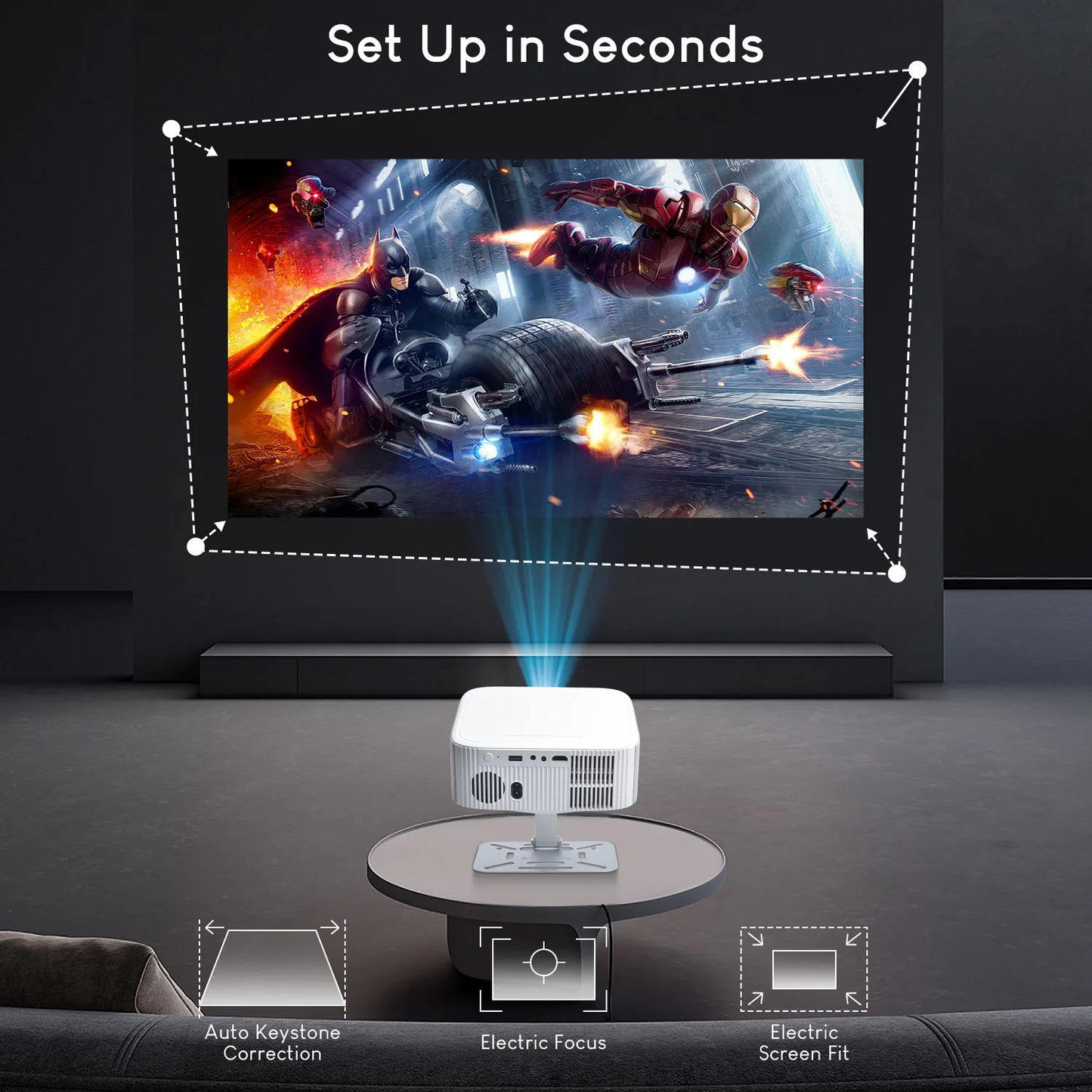 Salange P92MAX Smart Android Projector