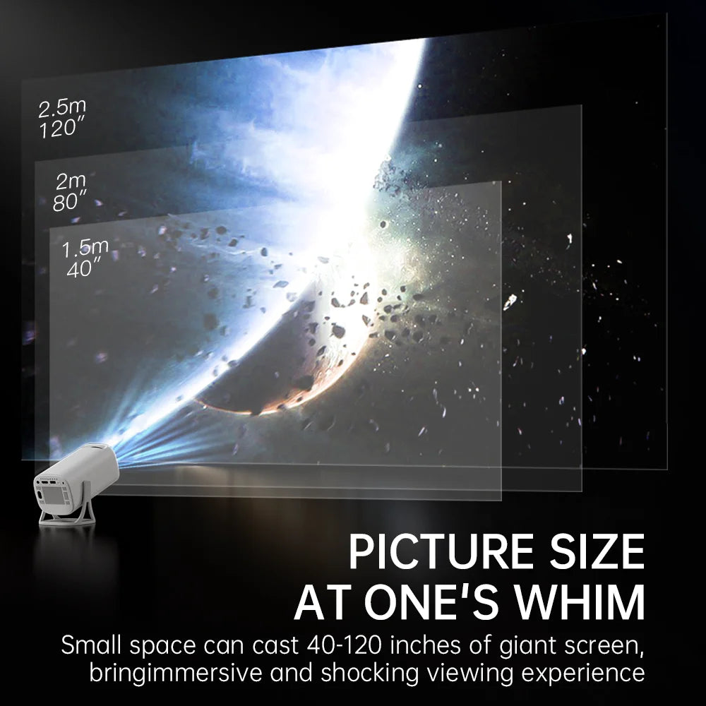 Android 11 Mini 4K Home Projector