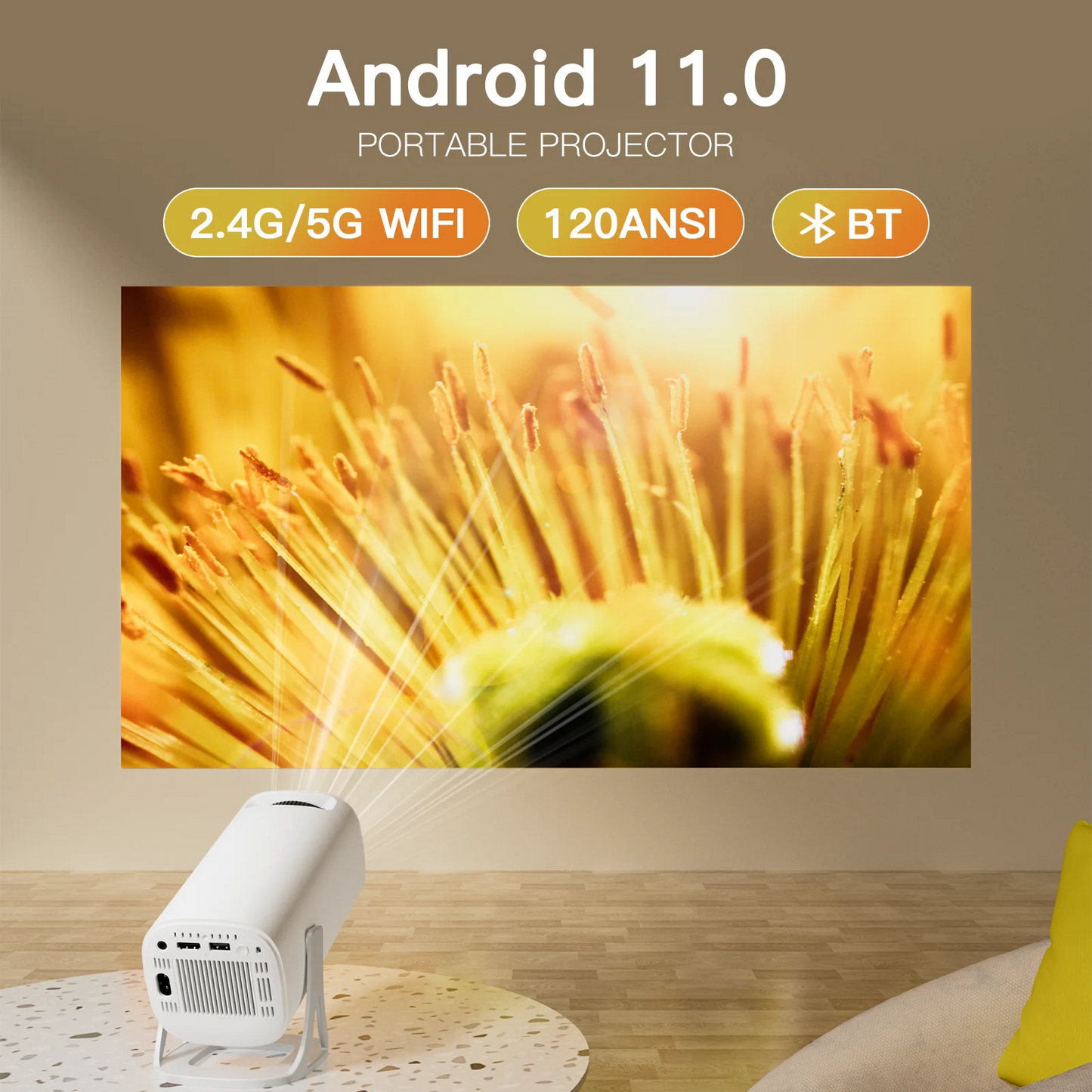 S40 Smart Android 11 4K Projector