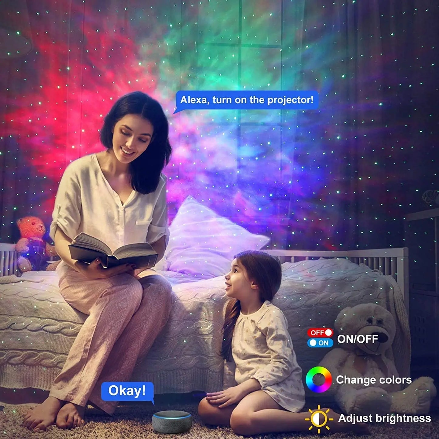 Tuya WiFi Smart Aurora Galaxy Projector