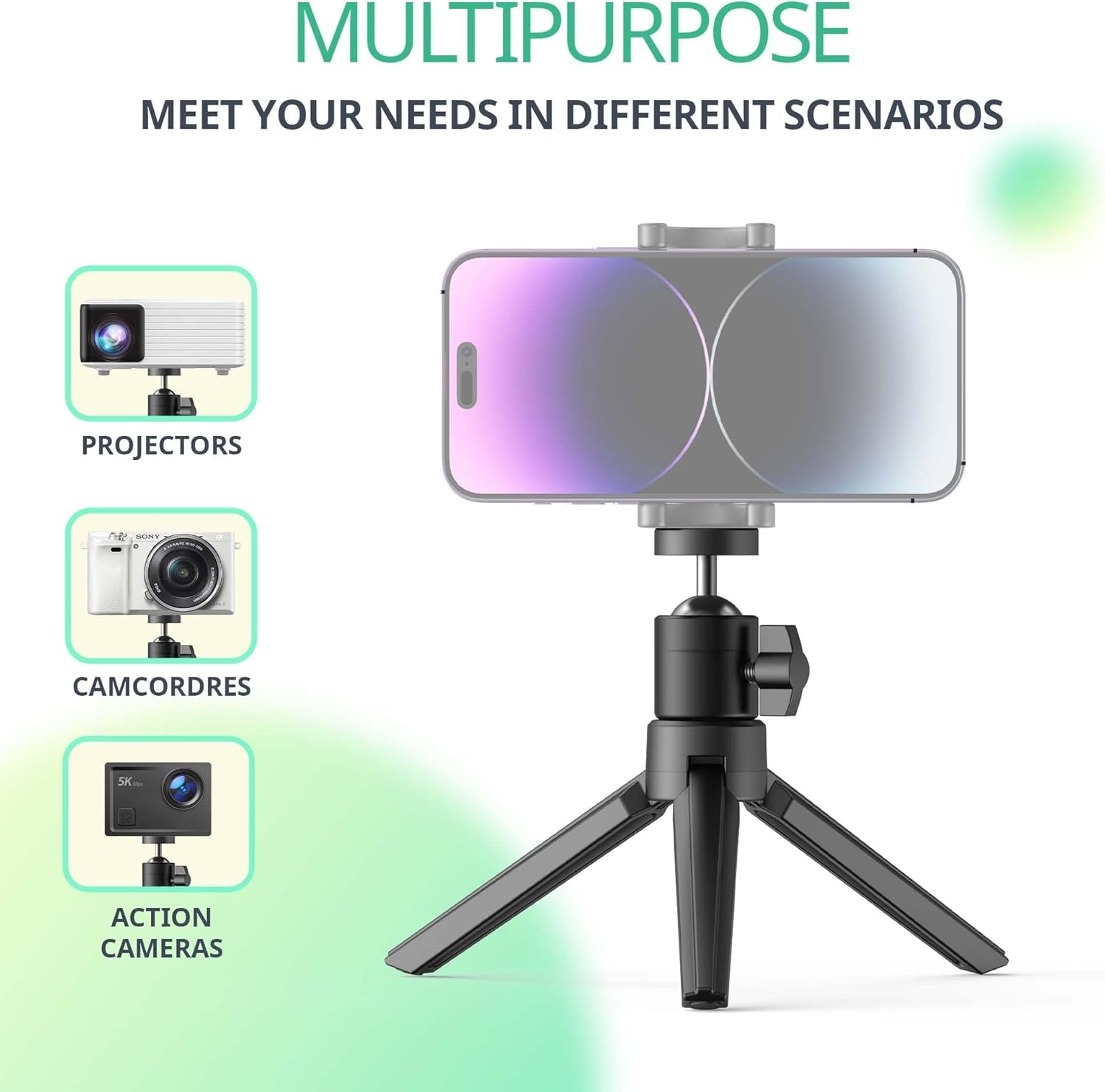 Mini Projector Tripod - Tripod for Mini Portable Projector, Projector Stand With
