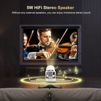 Ultra HY300 4K Android Projector Portable