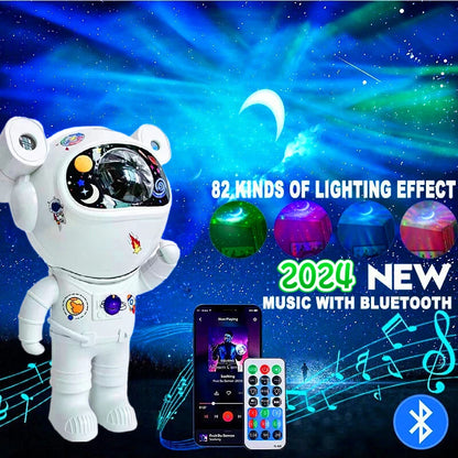 Bluetooth Astronaut Starlight Projector Night Light