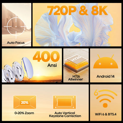 Magcubic Auto Focus 4K Android Projector