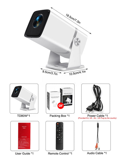 4K Full HD TD80W Android Projector